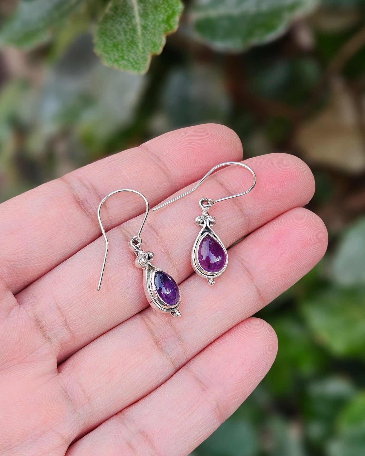 Amethist Oorbellen Mahina