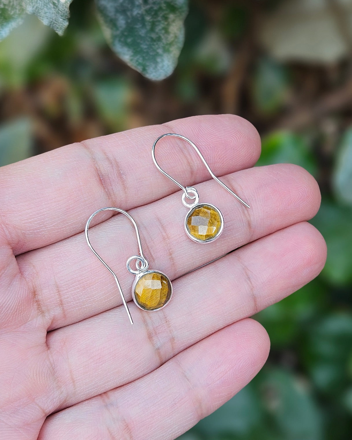 Tijger Oog oorbellen Nakoma