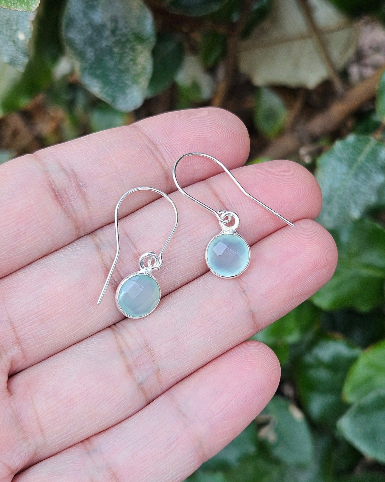 Chalcedoon Oorbellen Luna