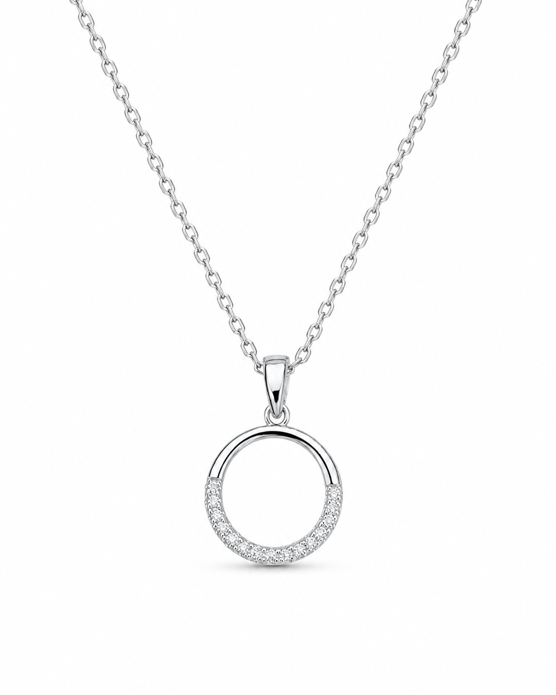 Silver Zirconia Necklace Album