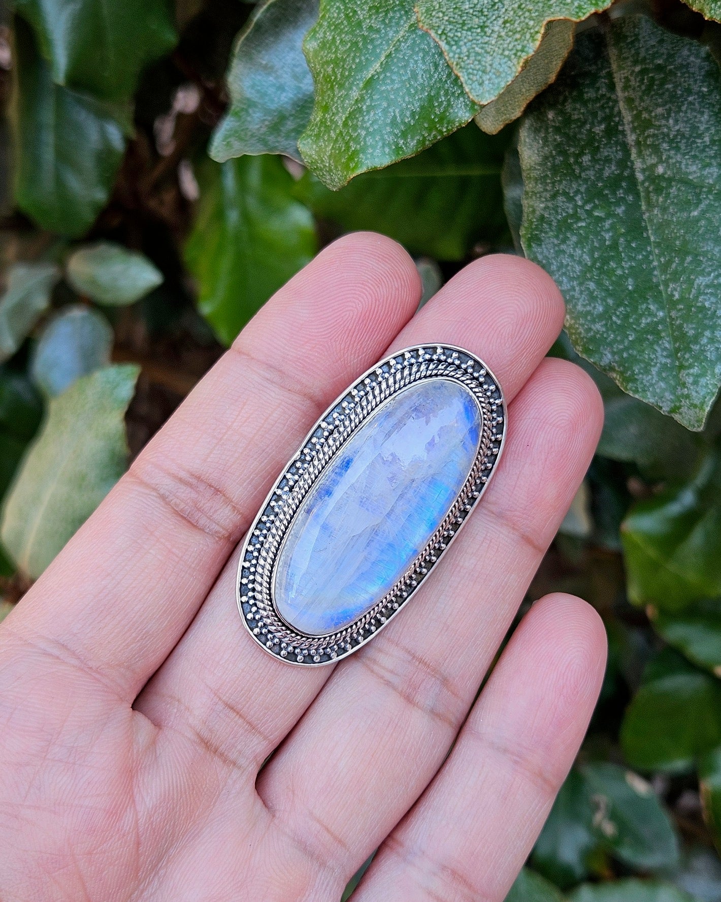Moonstone Statement Ring