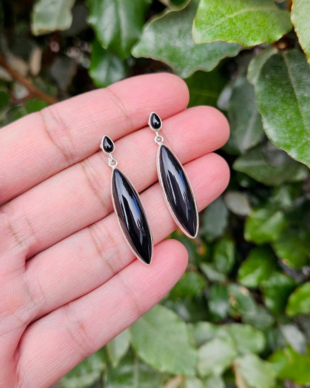 Onyx Oorbellen