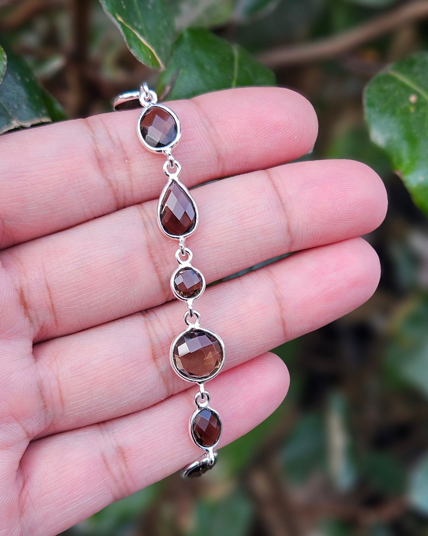 Smoky Quartz Bracelet Juno