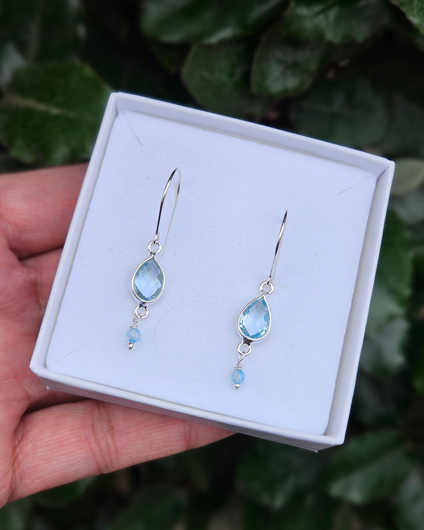Blue Topaz Earrings Darya