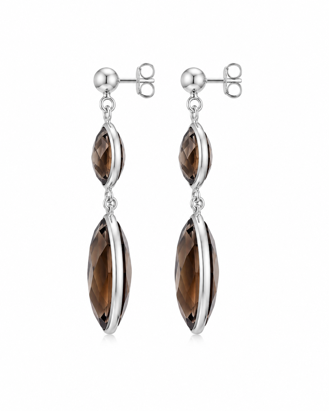 Smoky Quartz Earrings Amina