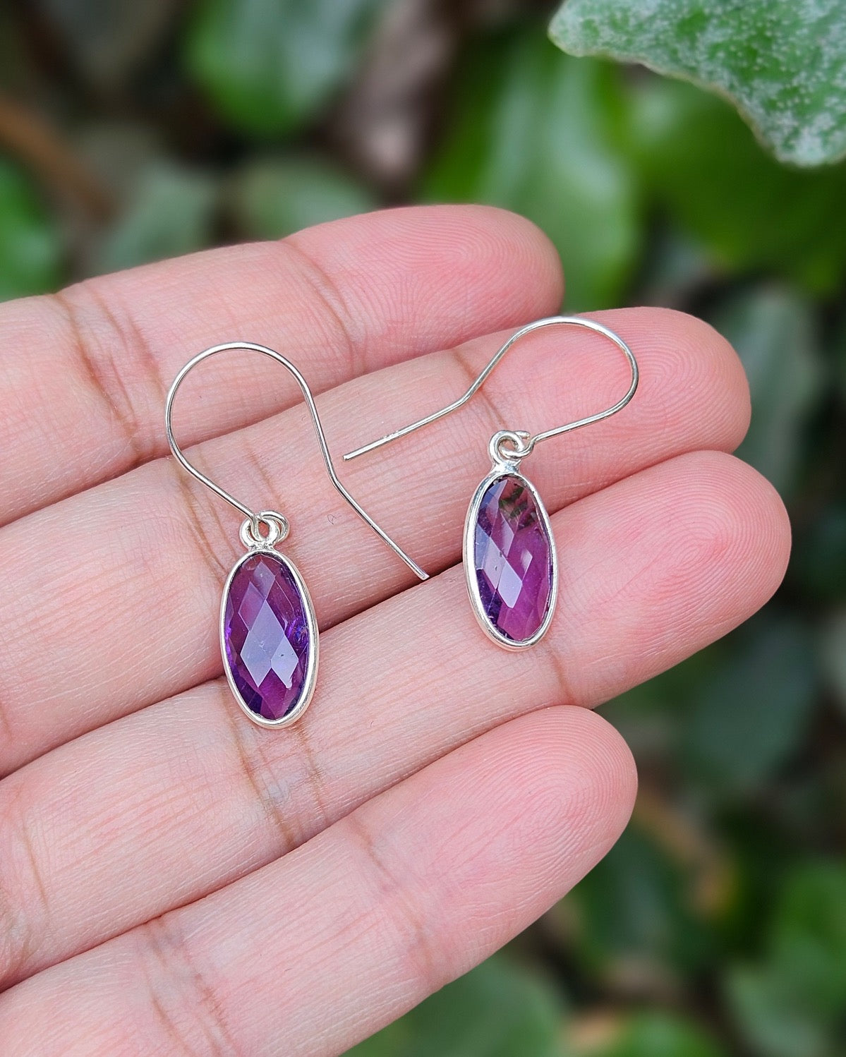 Amethyst Earrings Uma