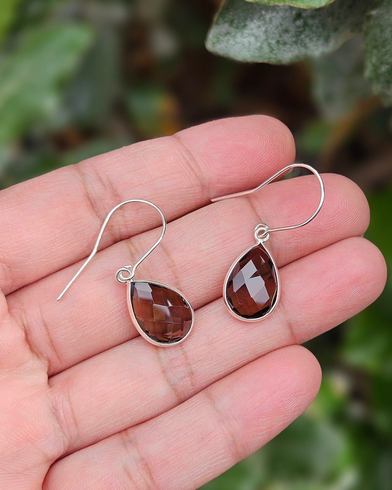 Smoky Quartz Earrings Liv