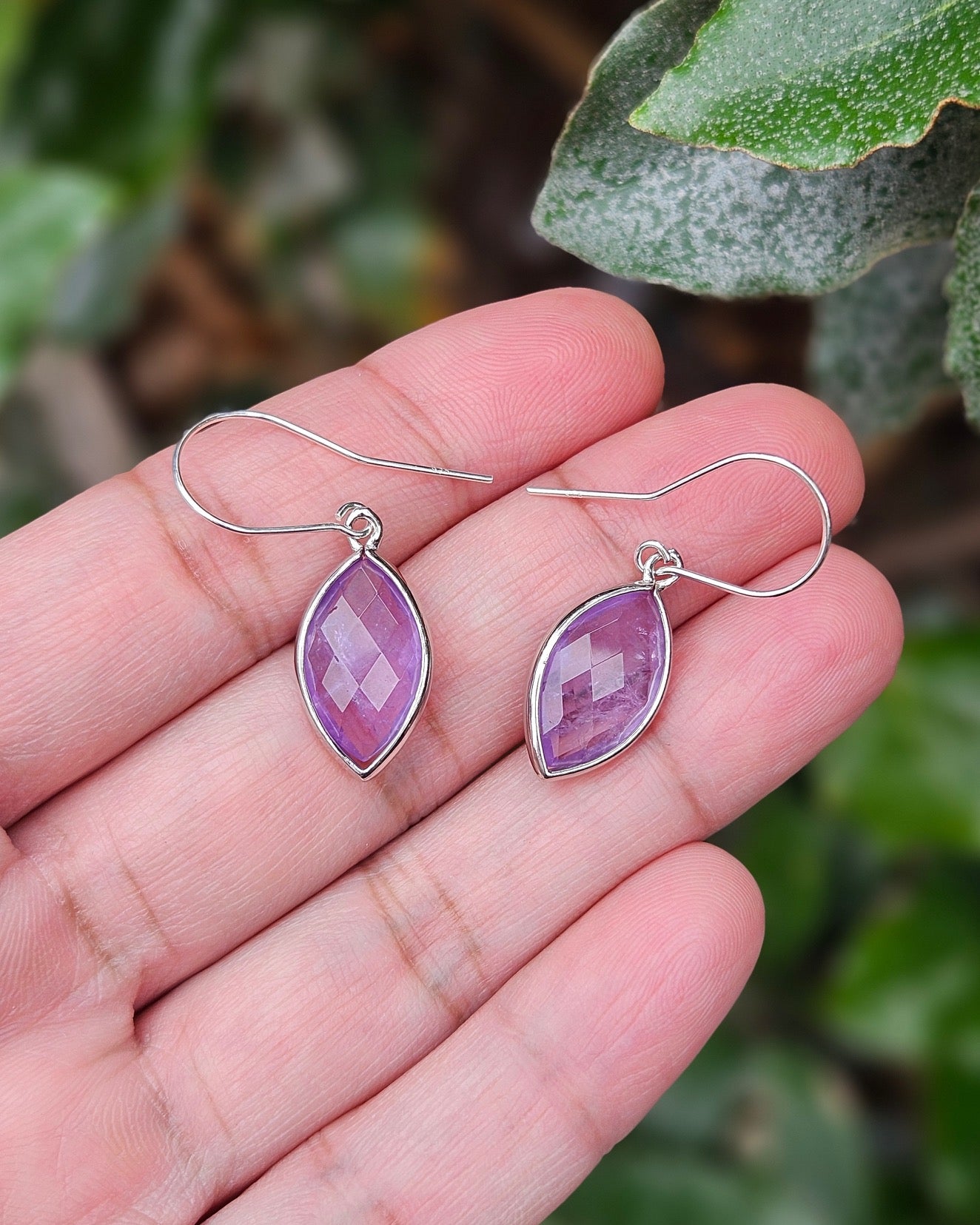 Amethyst Earrings Ada