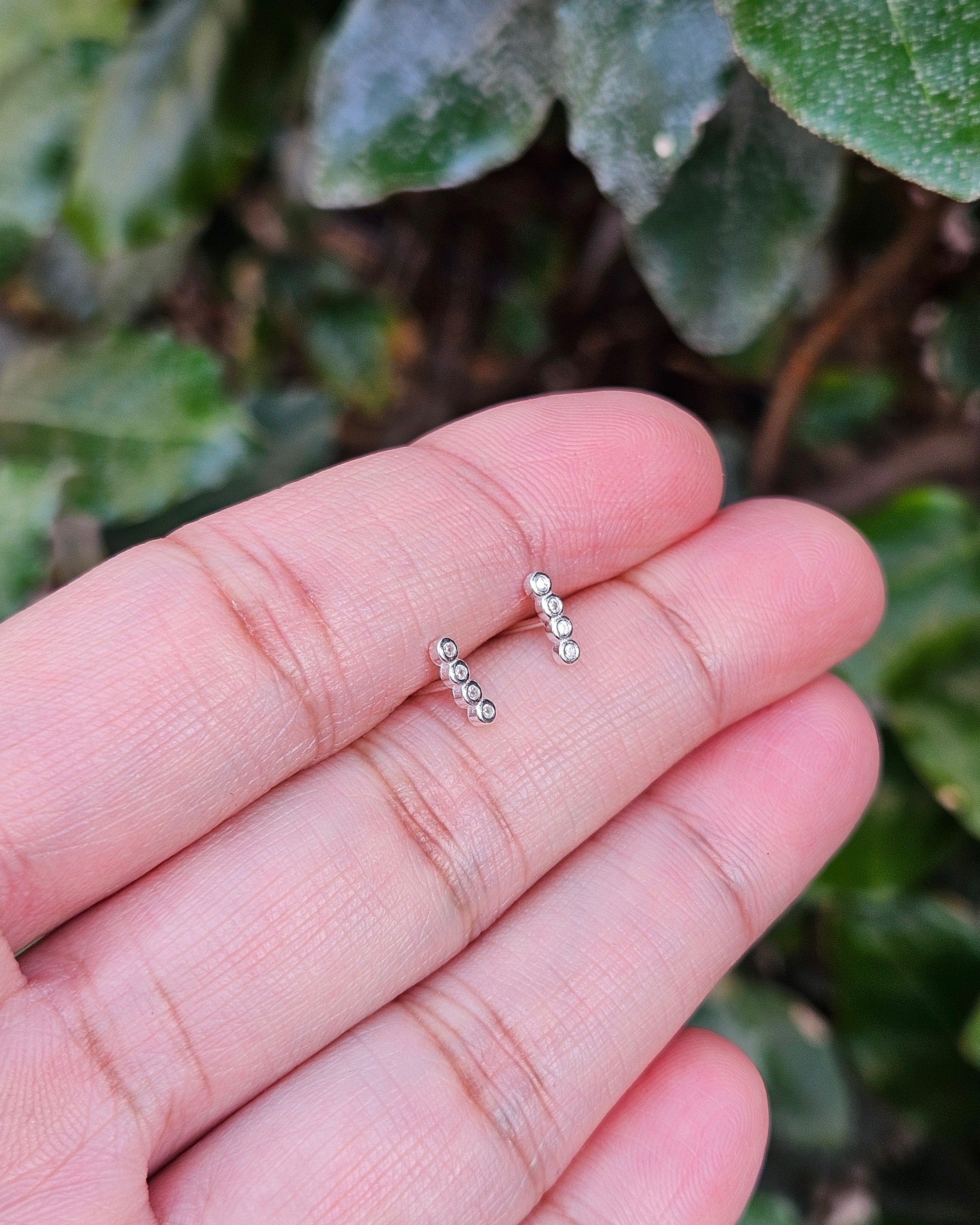 Minimalistische Zirkonia Oorknoppen - Yana