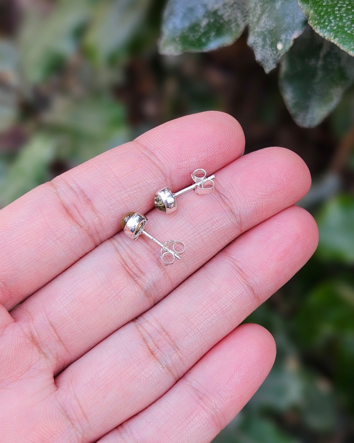 Toermalijn Oorknoppen Licht Groen