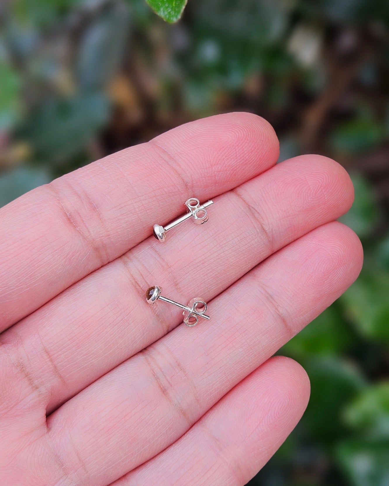 Tiger Eye Stud Earrings Fila