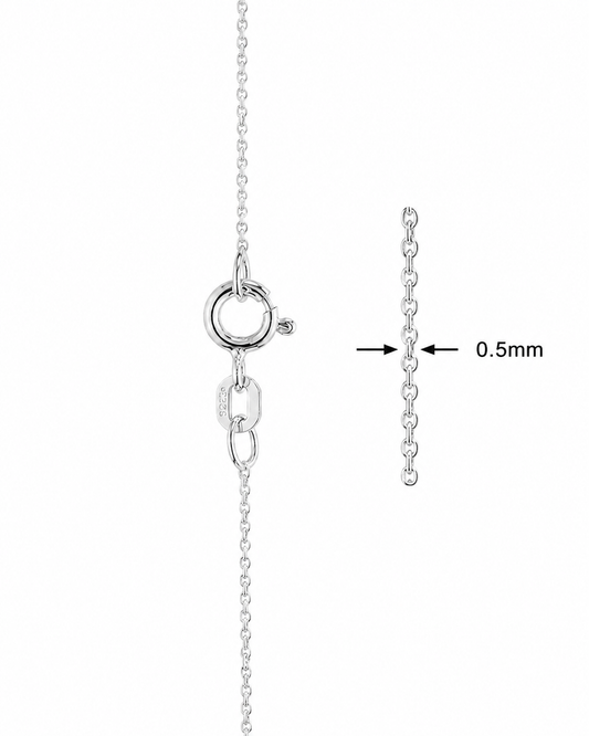 Zilveren Anker Ketting - 42cm - 45cm - 50cm