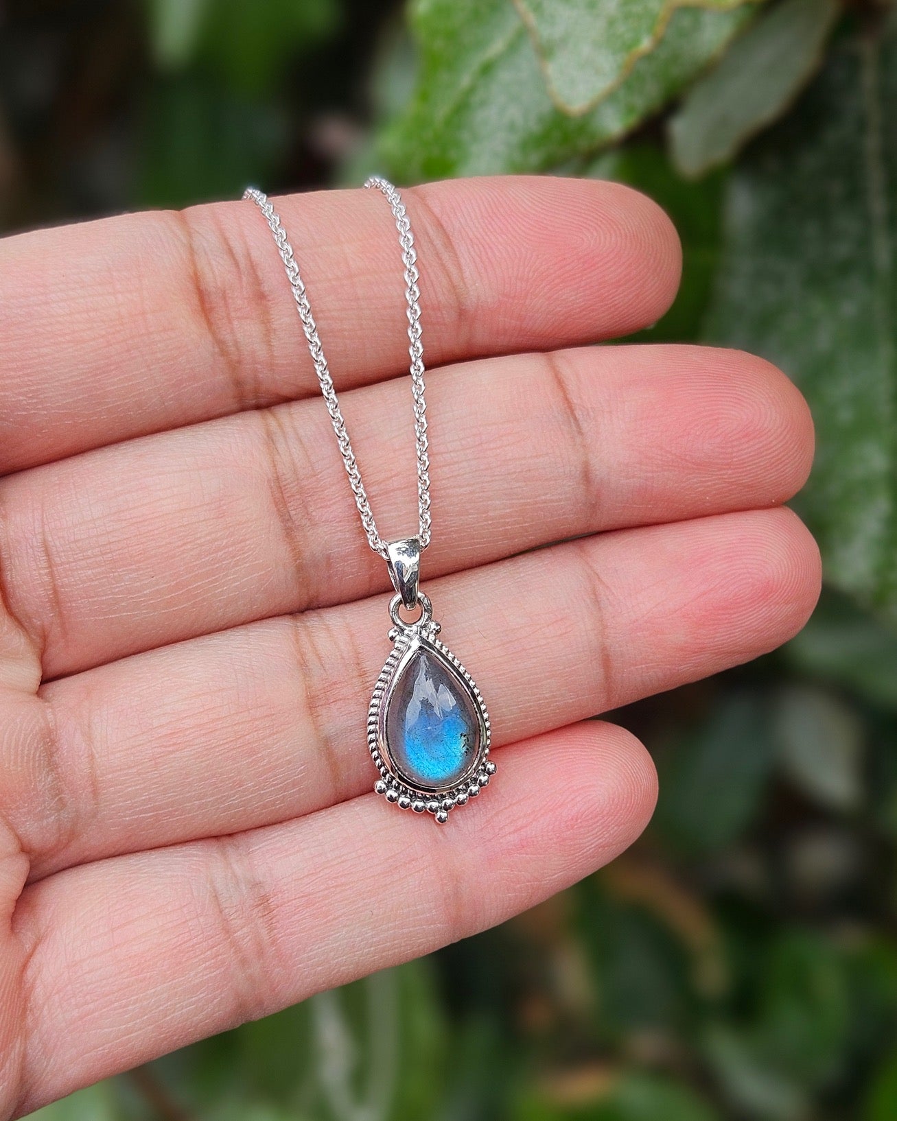 Labradoriet Ketting - Adna