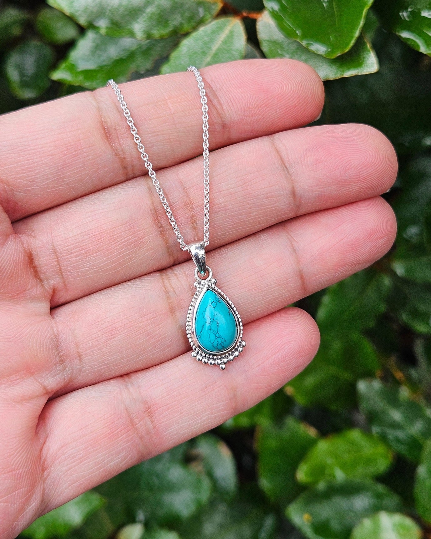 Turquoise Ketting Aiza