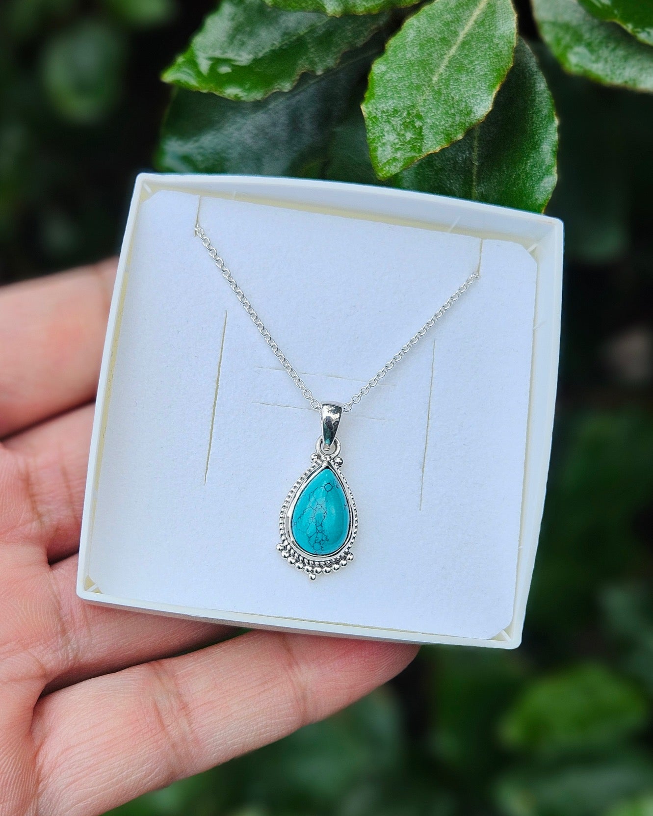 Turquoise Ketting Aiza
