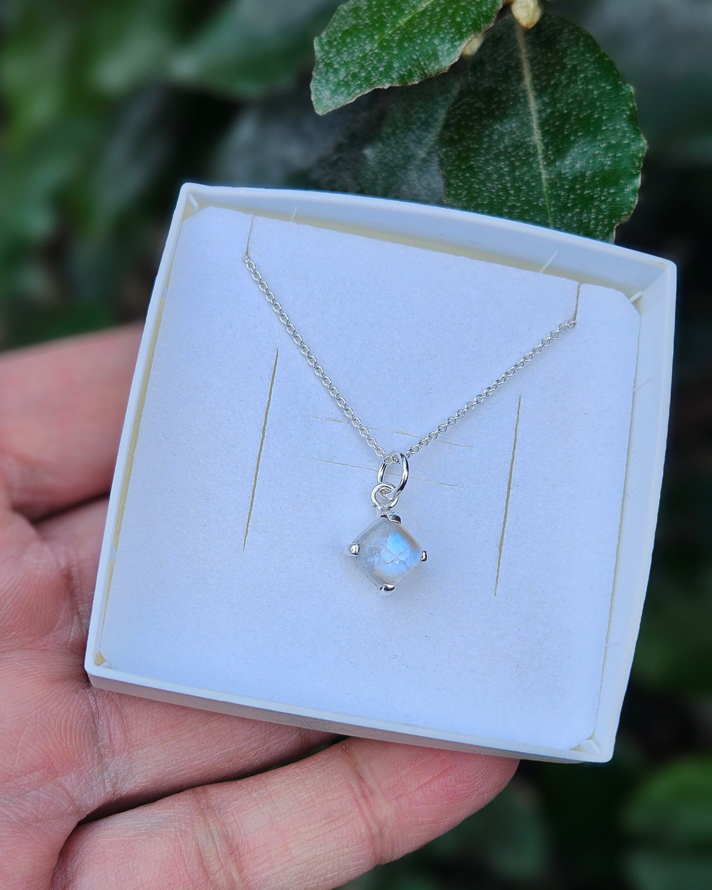 Maansteen Ketting Diwa