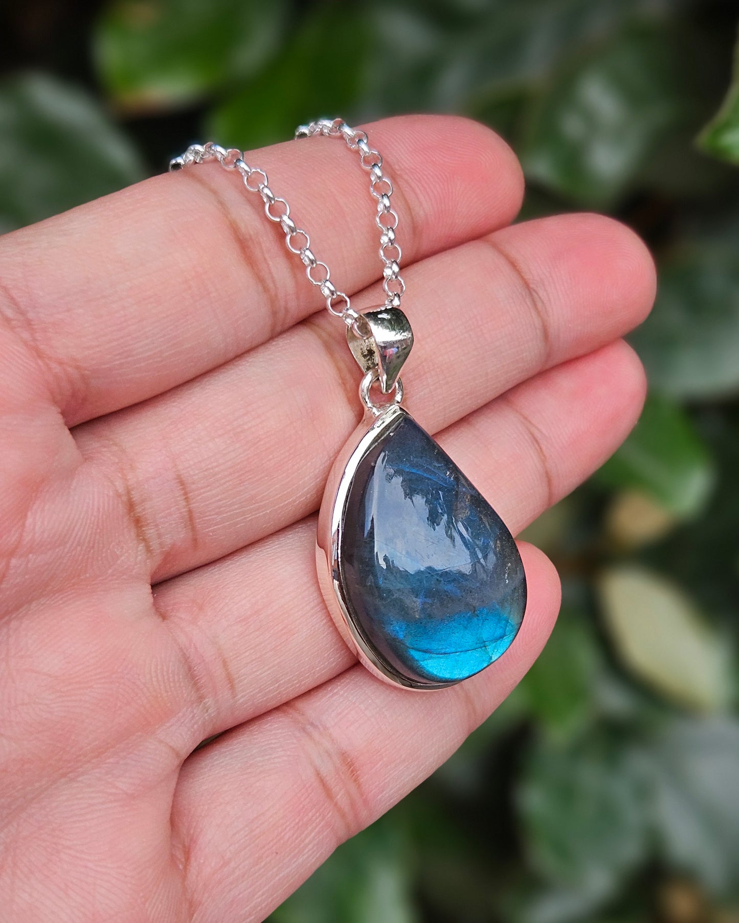 Labradoriet Ketting Luminea