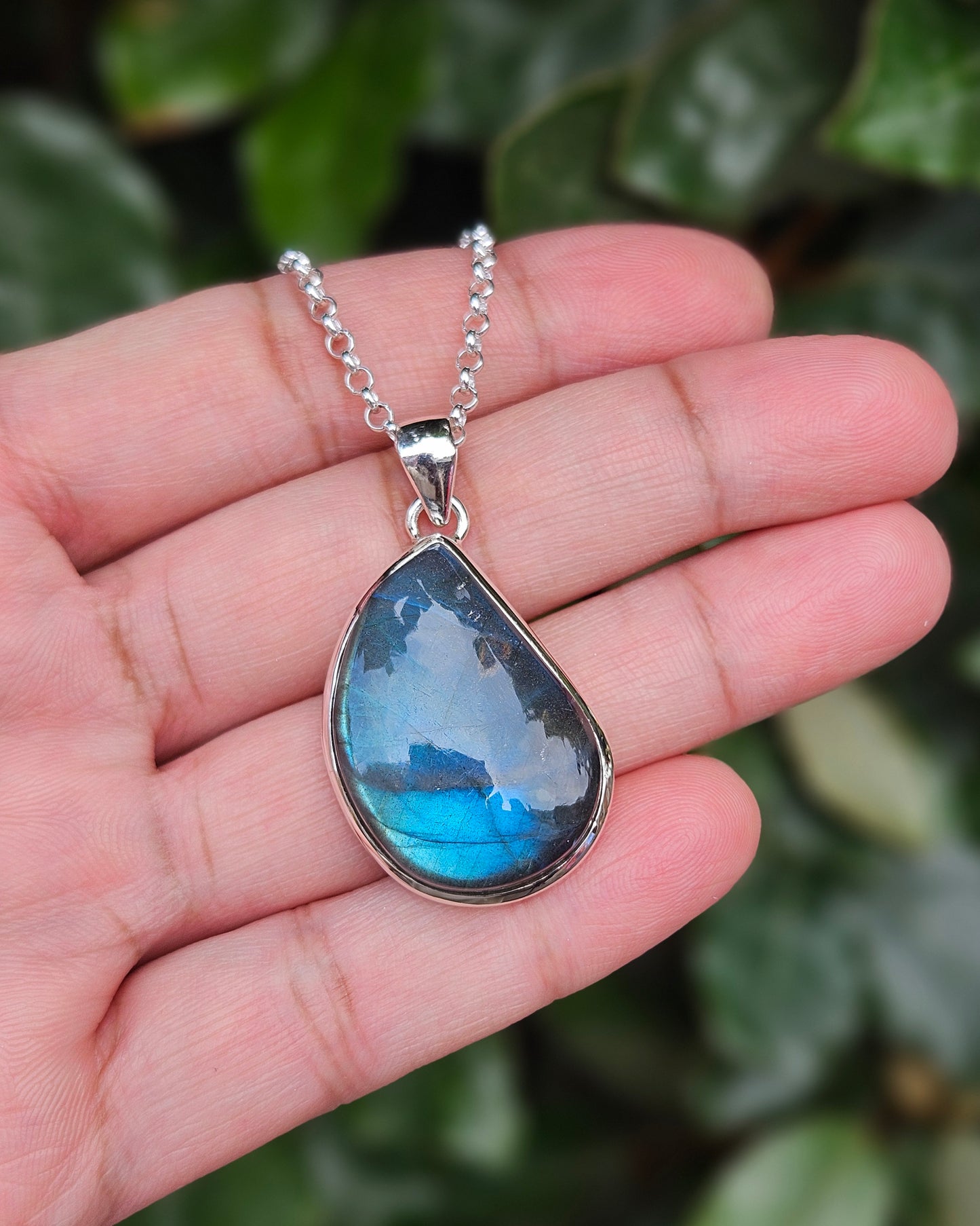 Labradoriet Ketting Luminea