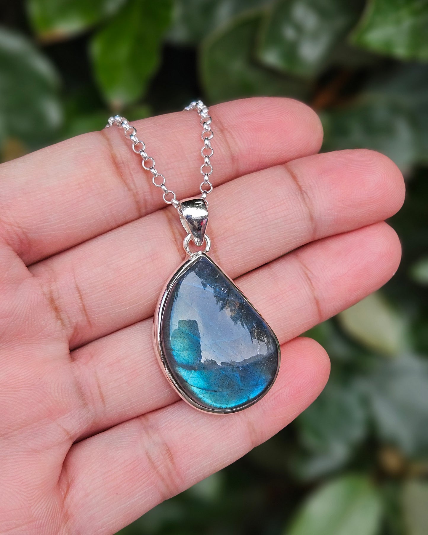 Labradoriet Ketting Luminea