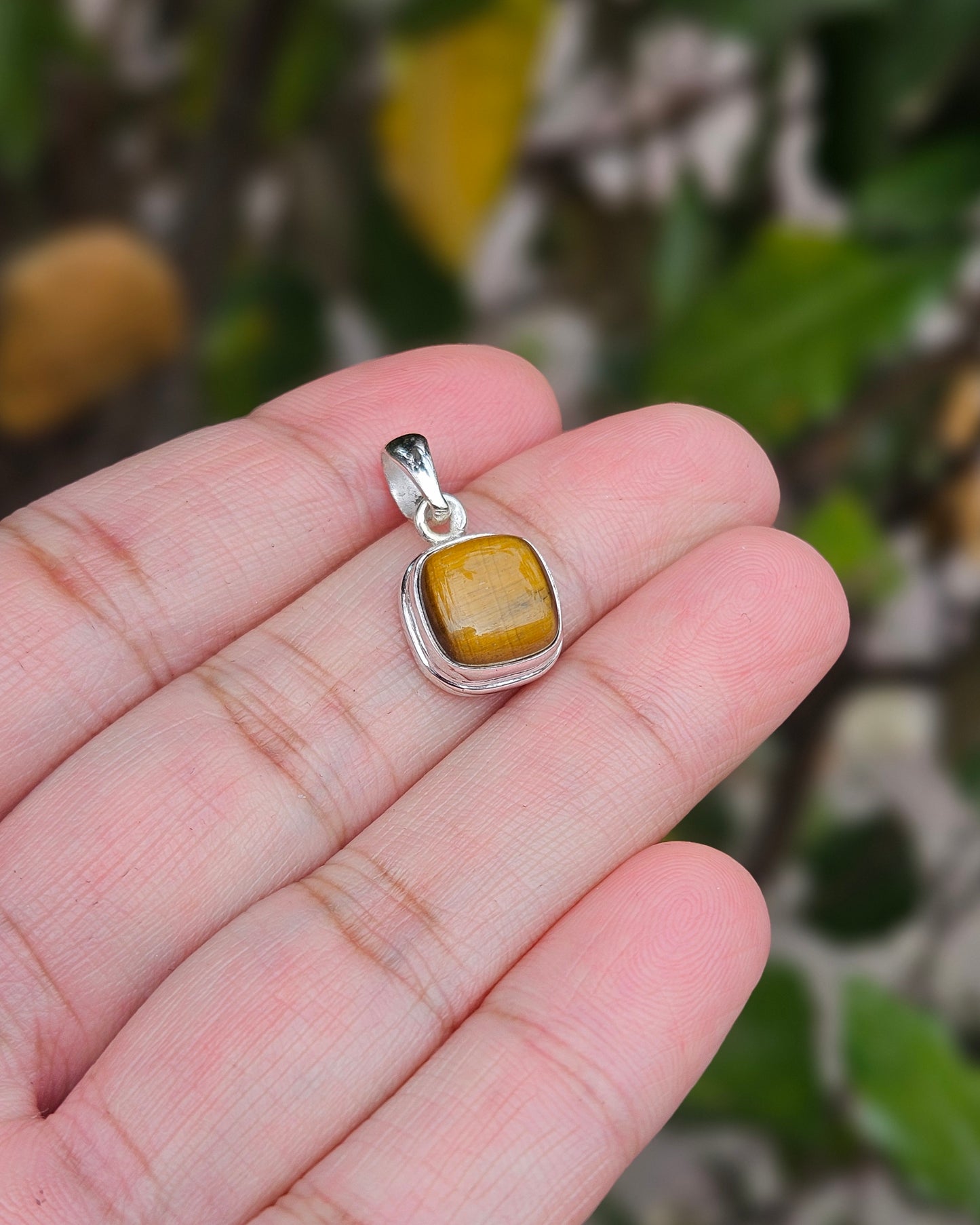 Tiger Eye Pendant Cedar