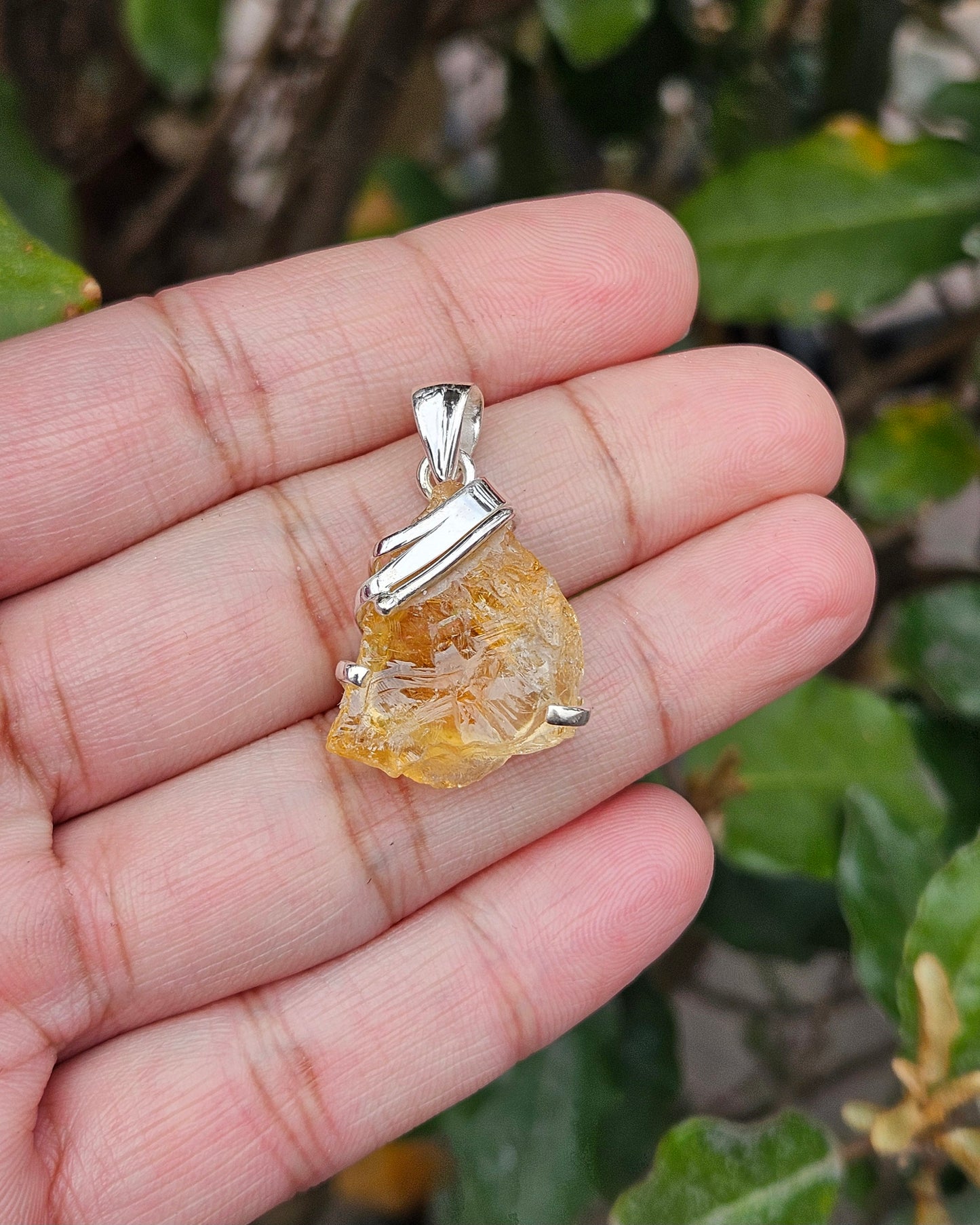 Raw Citrine Pendant Elijah