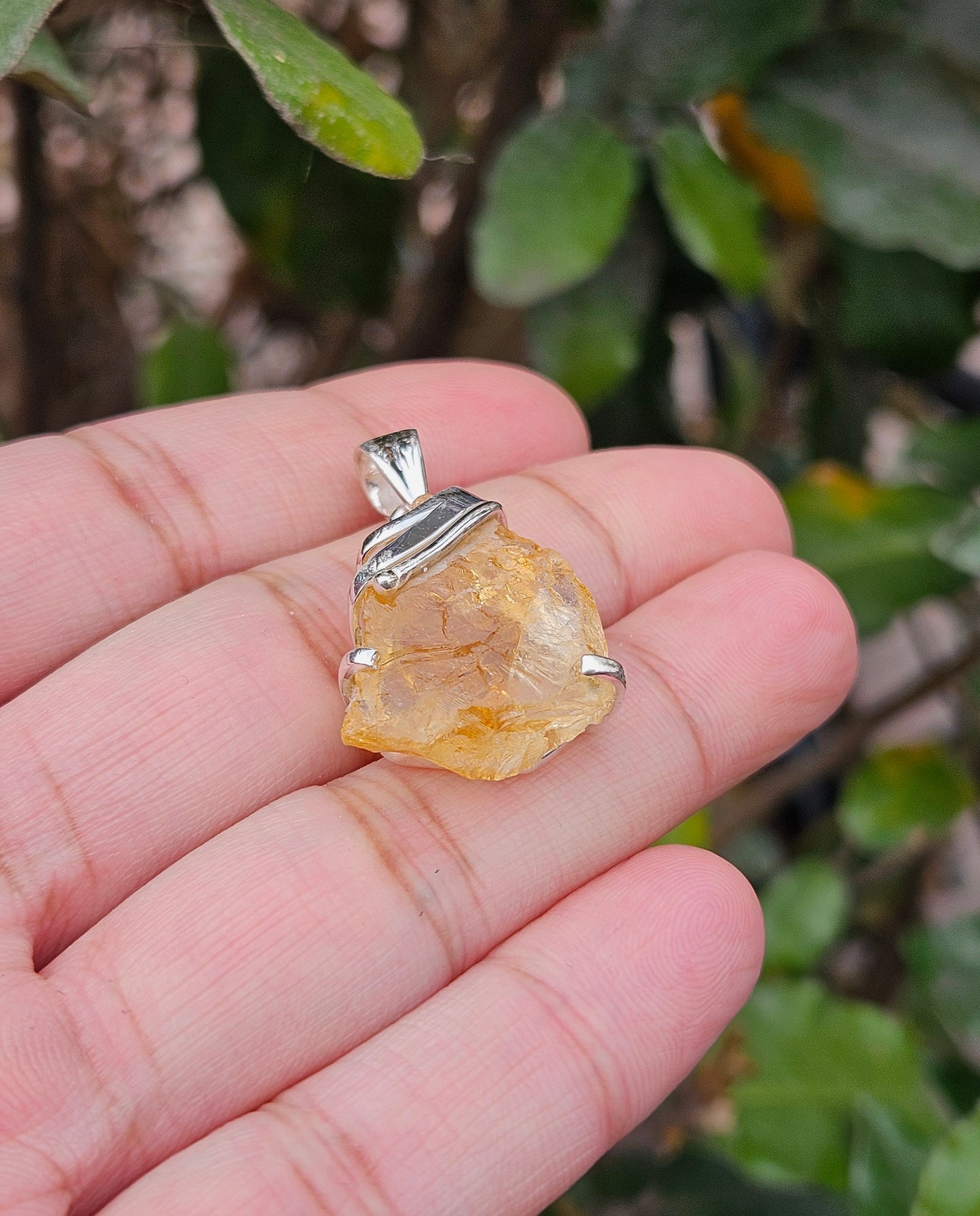 Raw Citrine Pendant Elijah