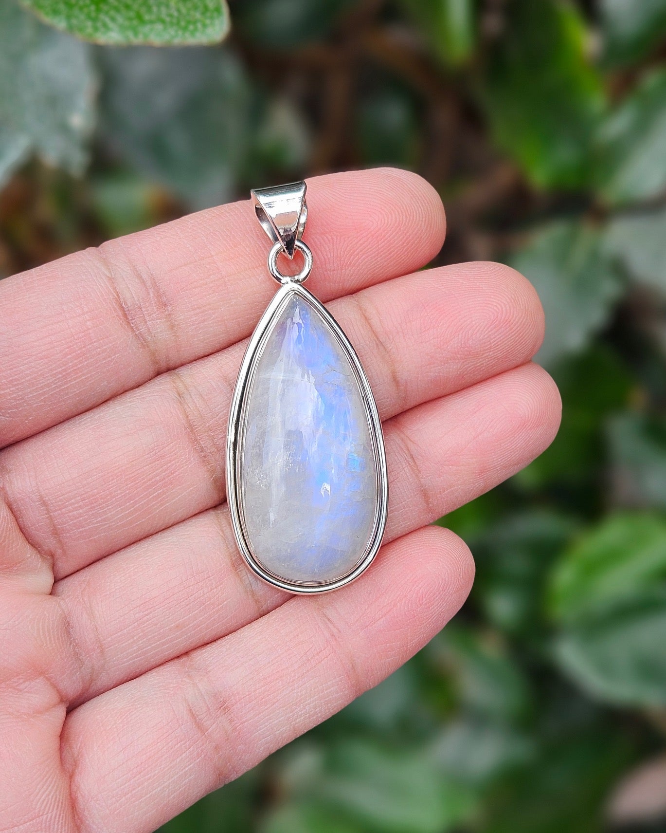 925 Silver Moonstone Pendant Adara