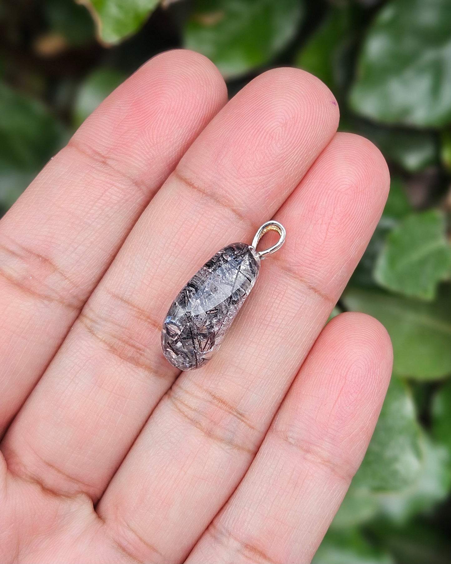 Freeform Rutilated Quartz Pendant Mirei