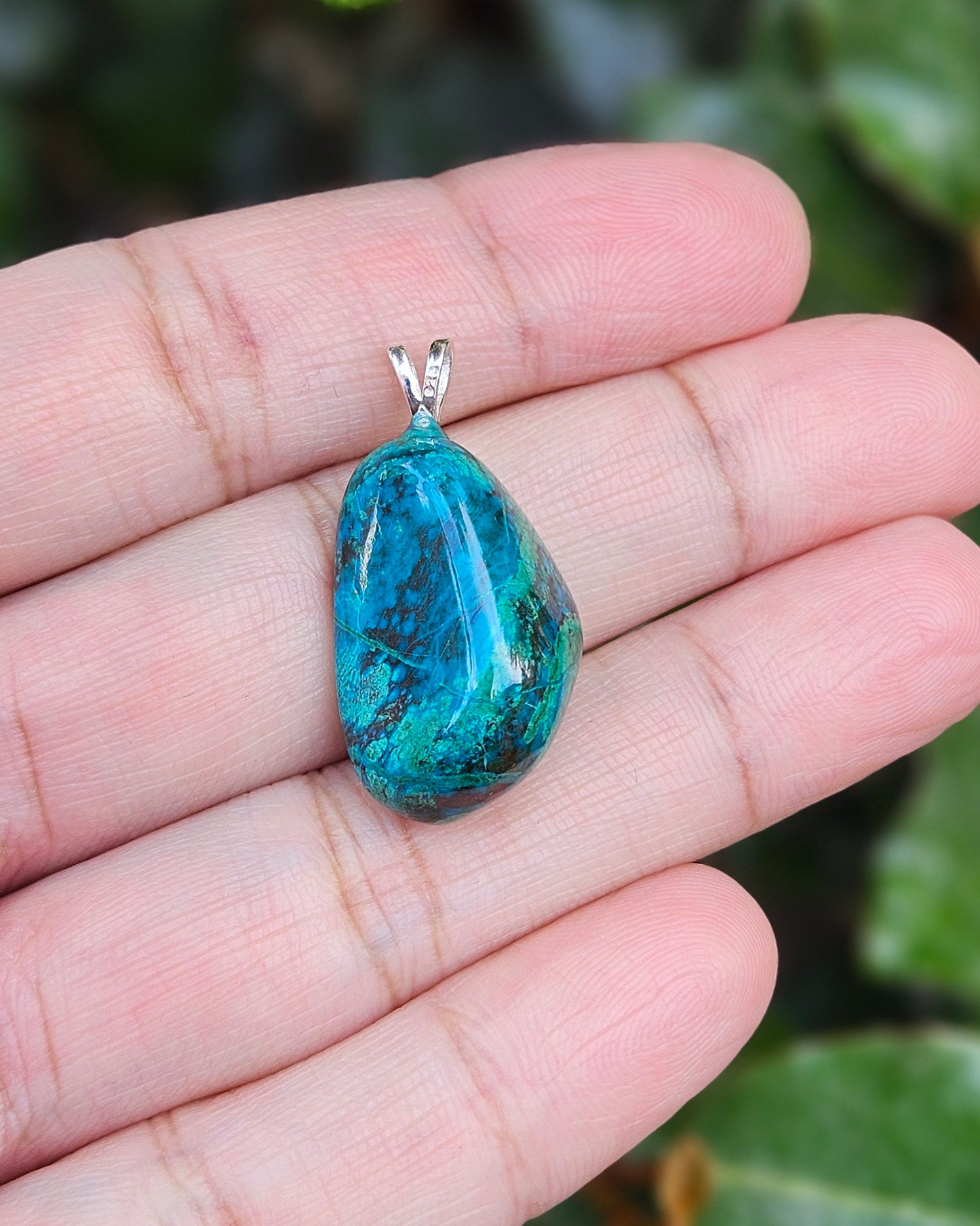 Chrysocolla Pendant Sachi