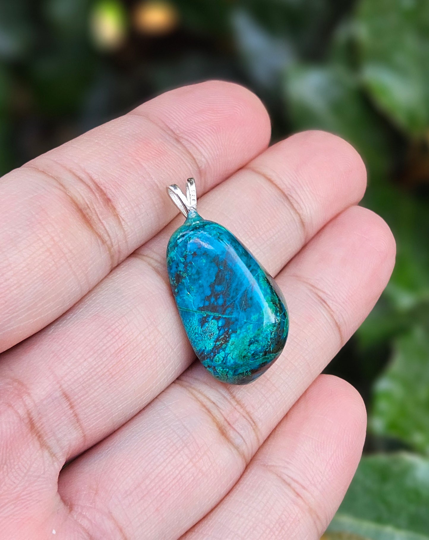 Chrysocolla Pendant Sachi