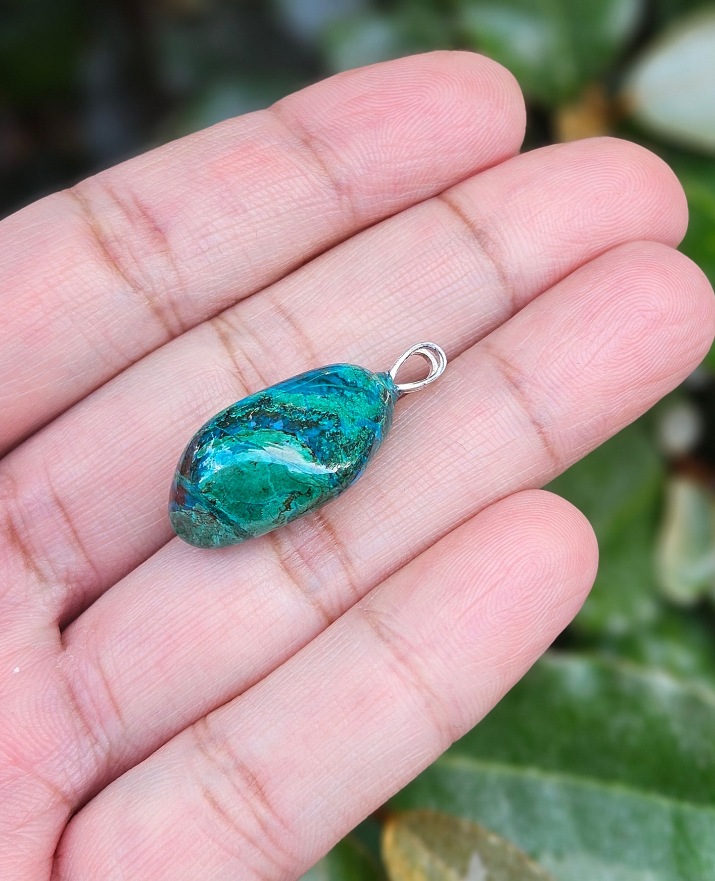 Chrysocolla Pendant Sachi