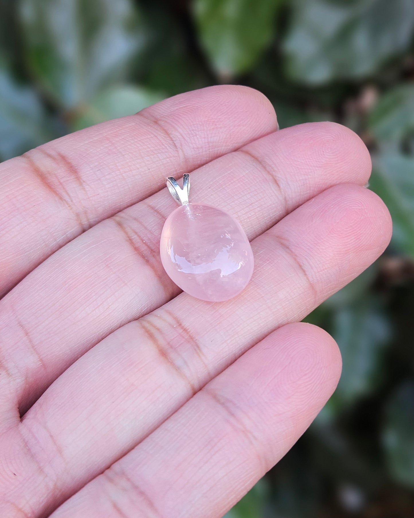 Freeform Rose Quartz Pendant Dai