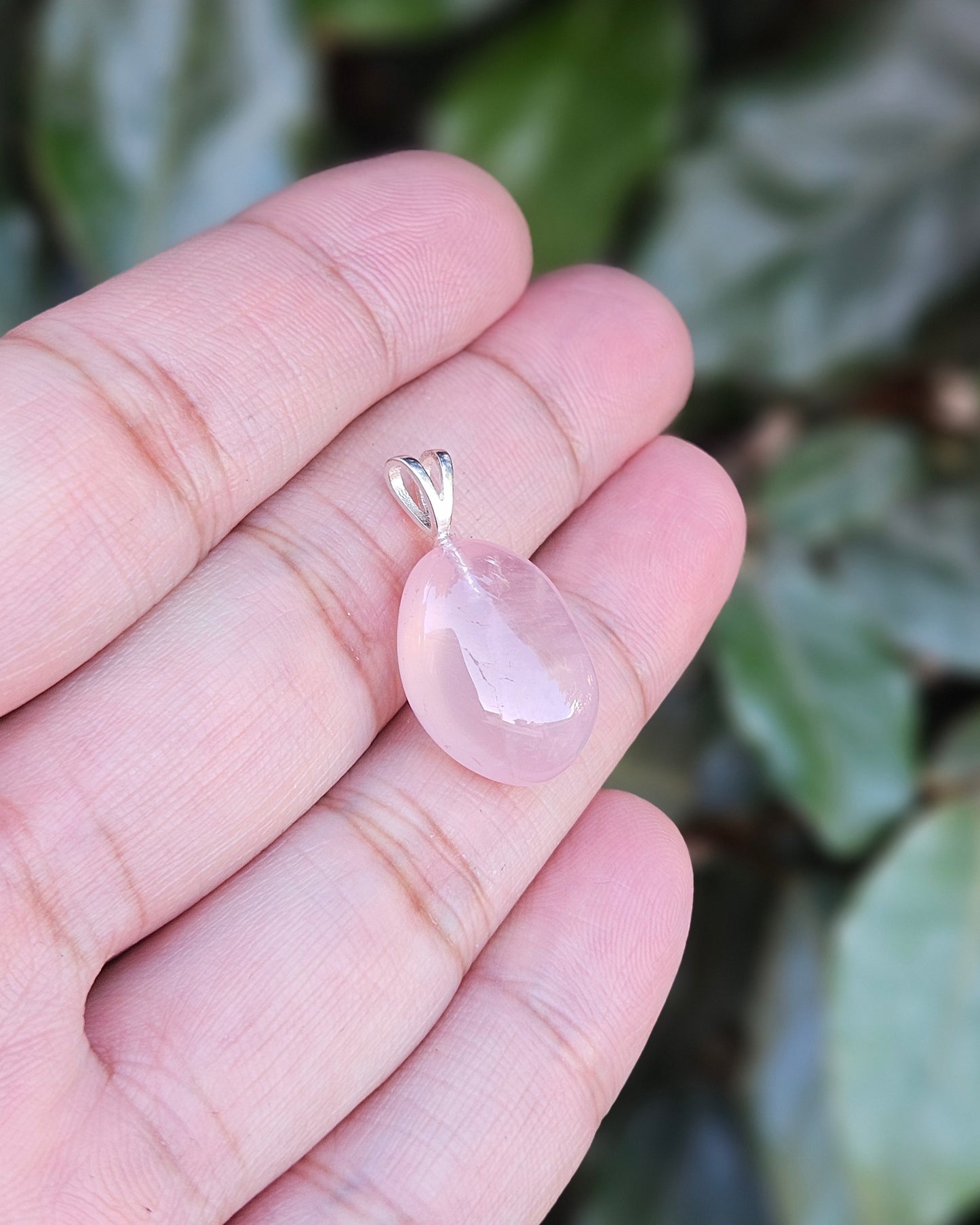 Freeform Rose Quartz Pendant Dai