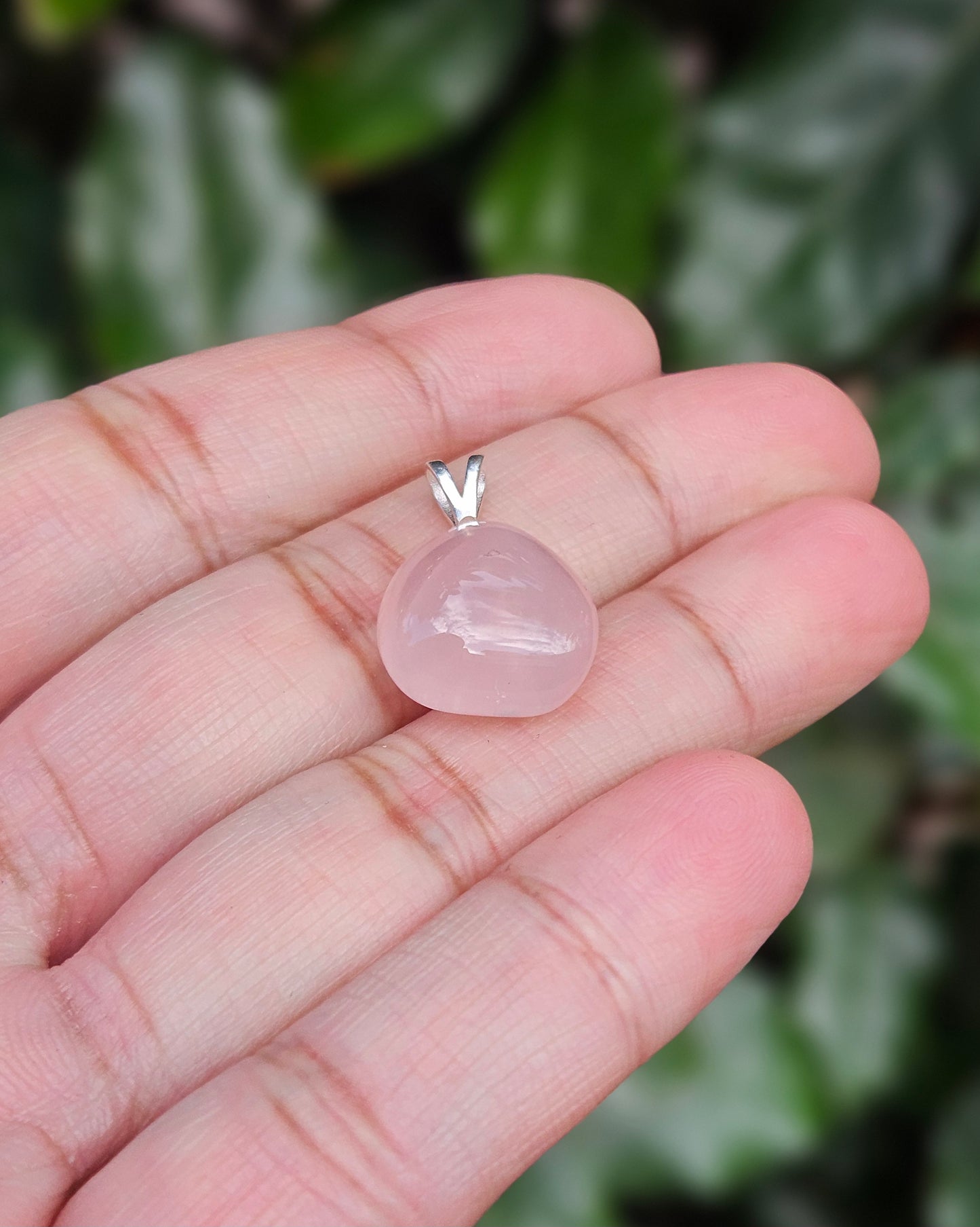 Freeform Rose Quartz Pendant Joji