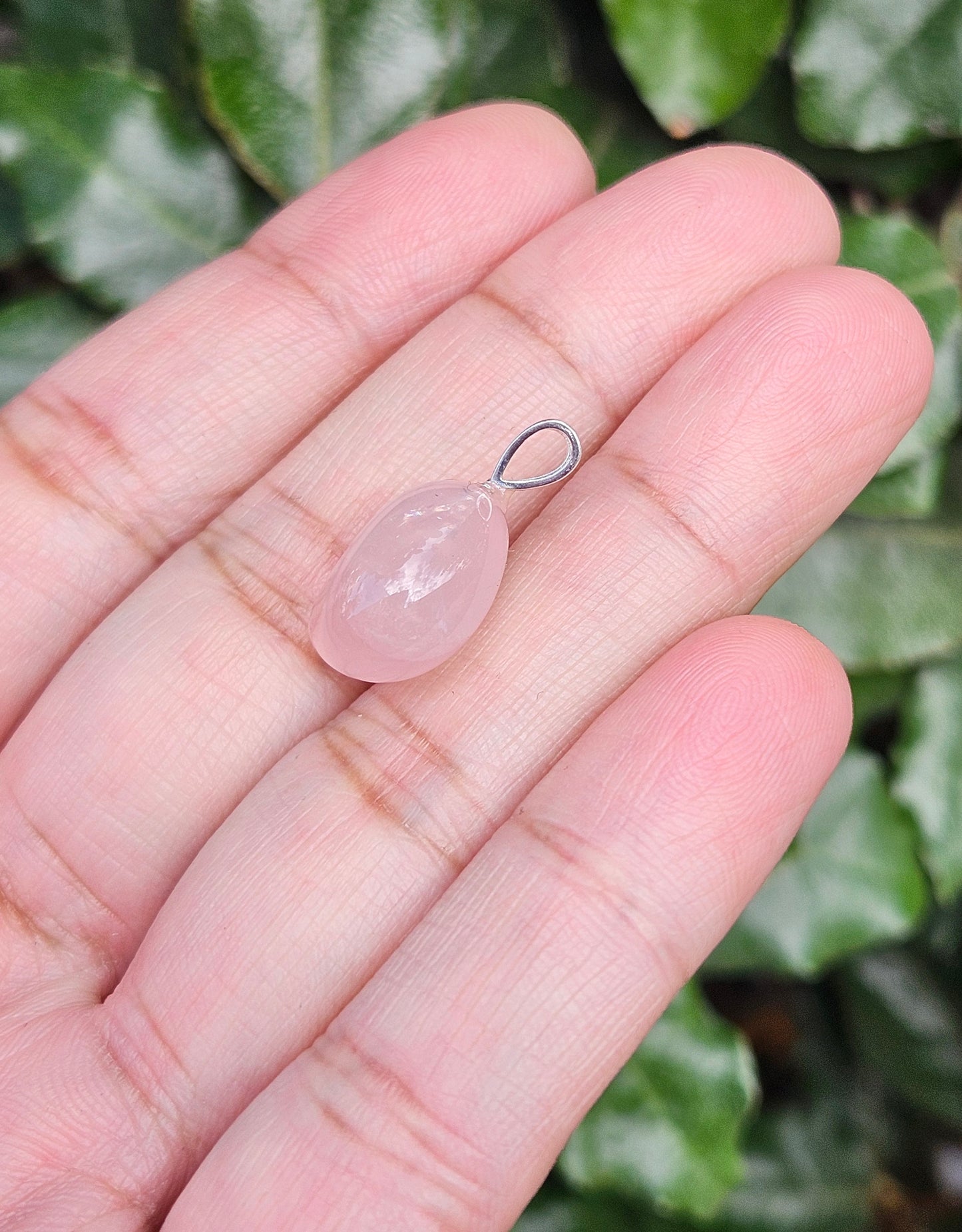 Freeform Rose Quartz Pendant Joji