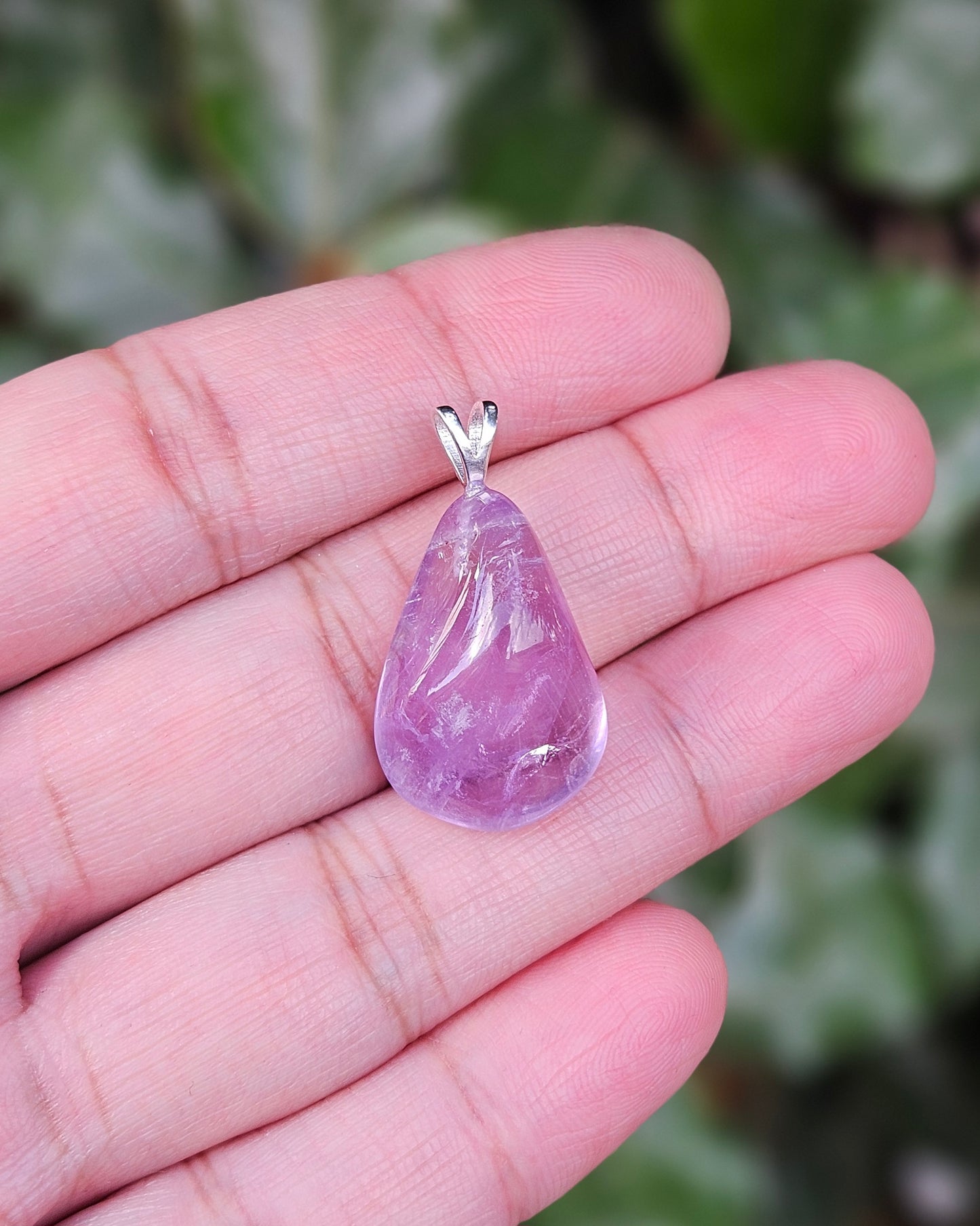Freeform Amethyst Pendant Yume