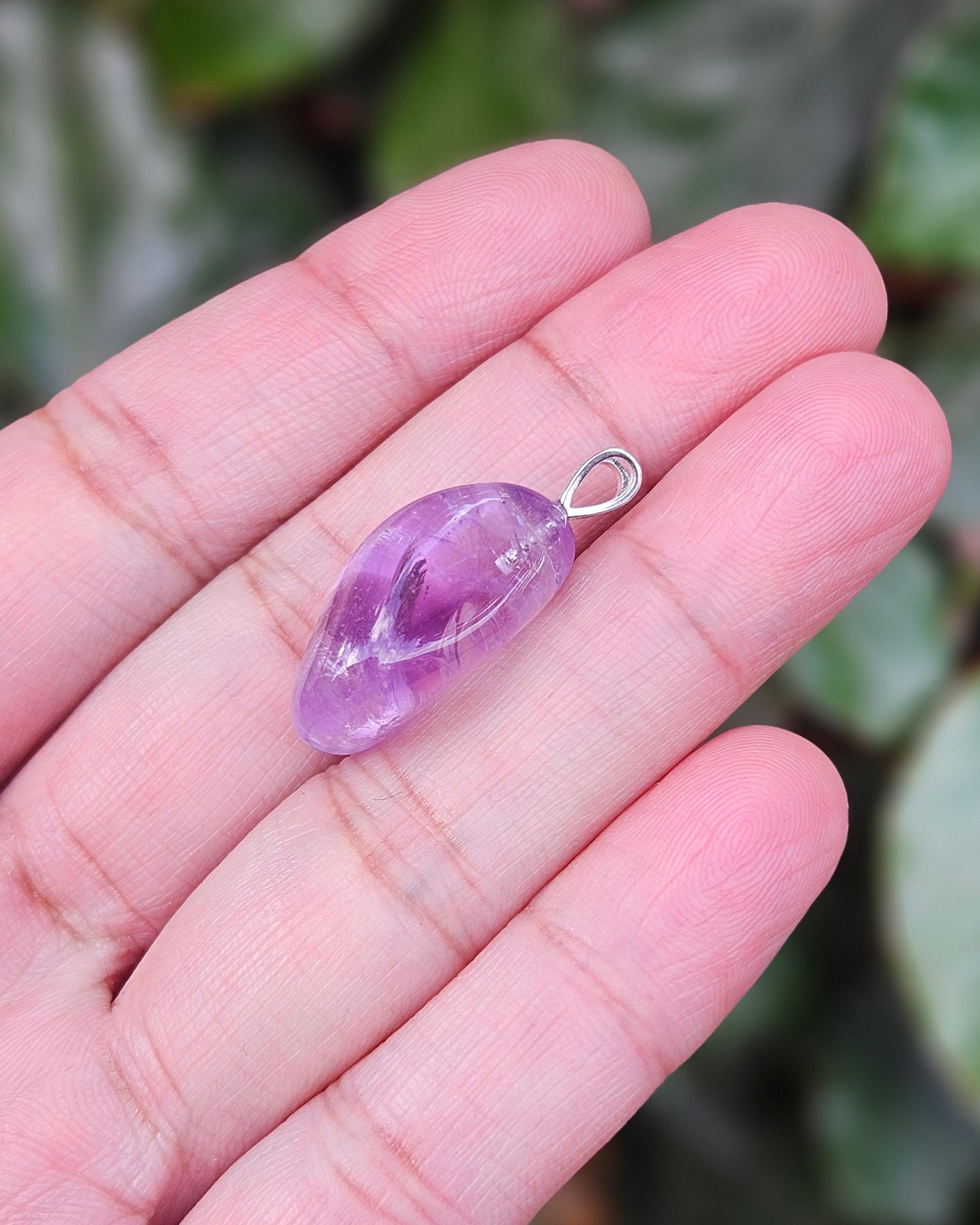 Freeform Amethyst Pendant Yume