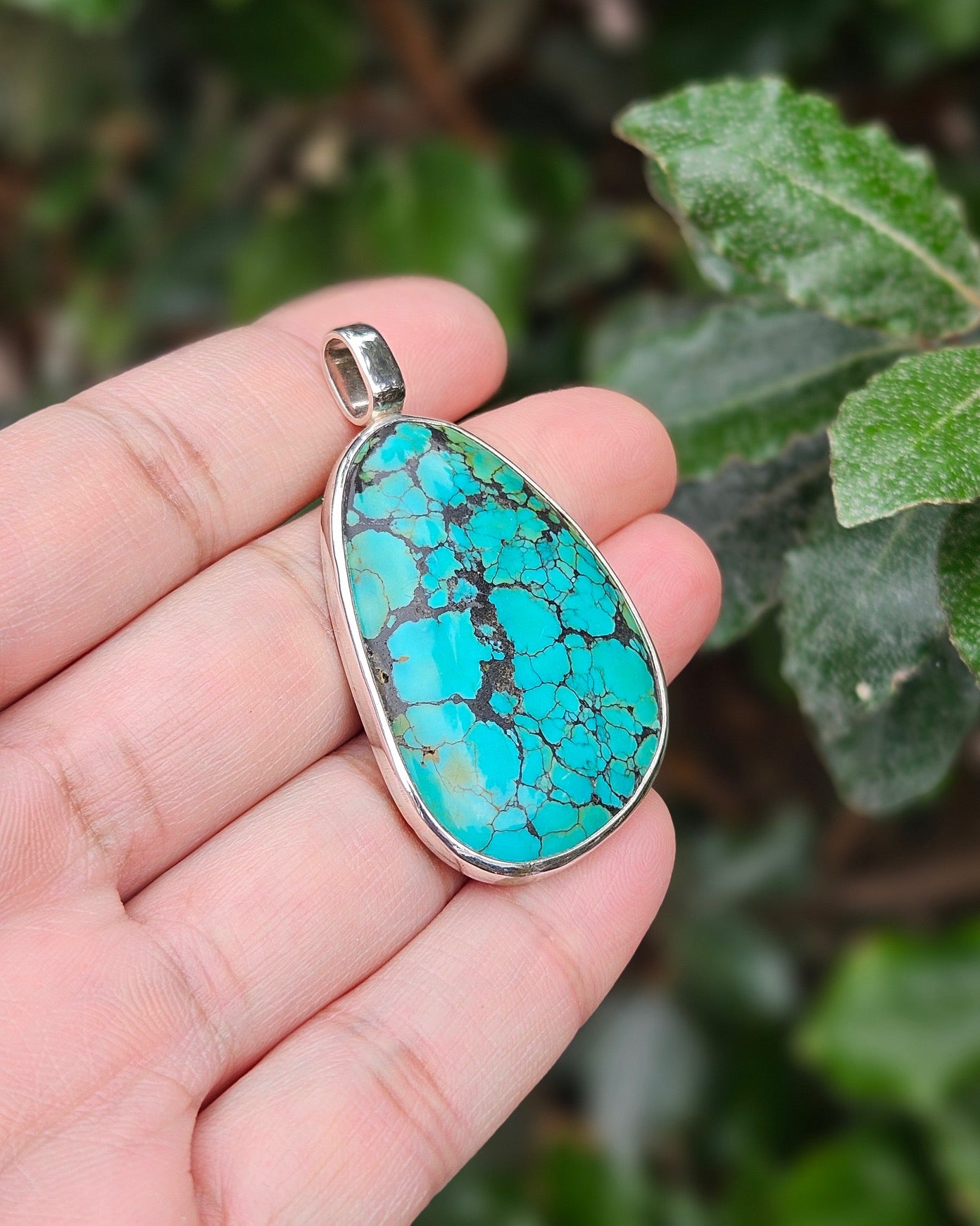 Turquoise Pendant - Hestia