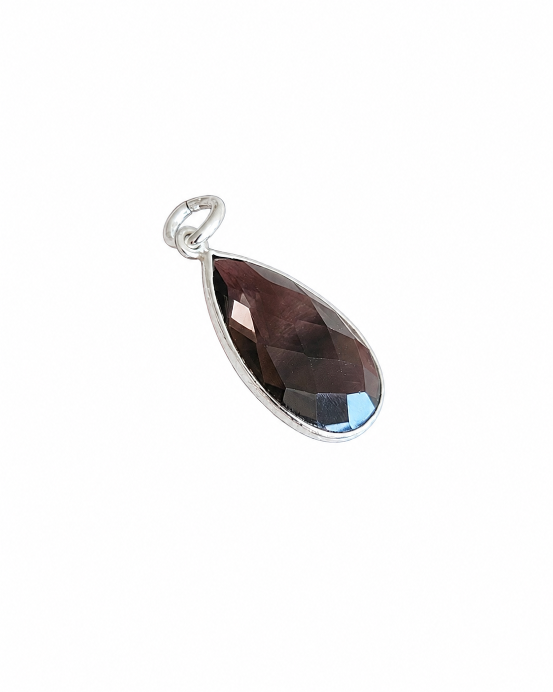 Faceted Cut Smoky Quartz Kerttu Pendant