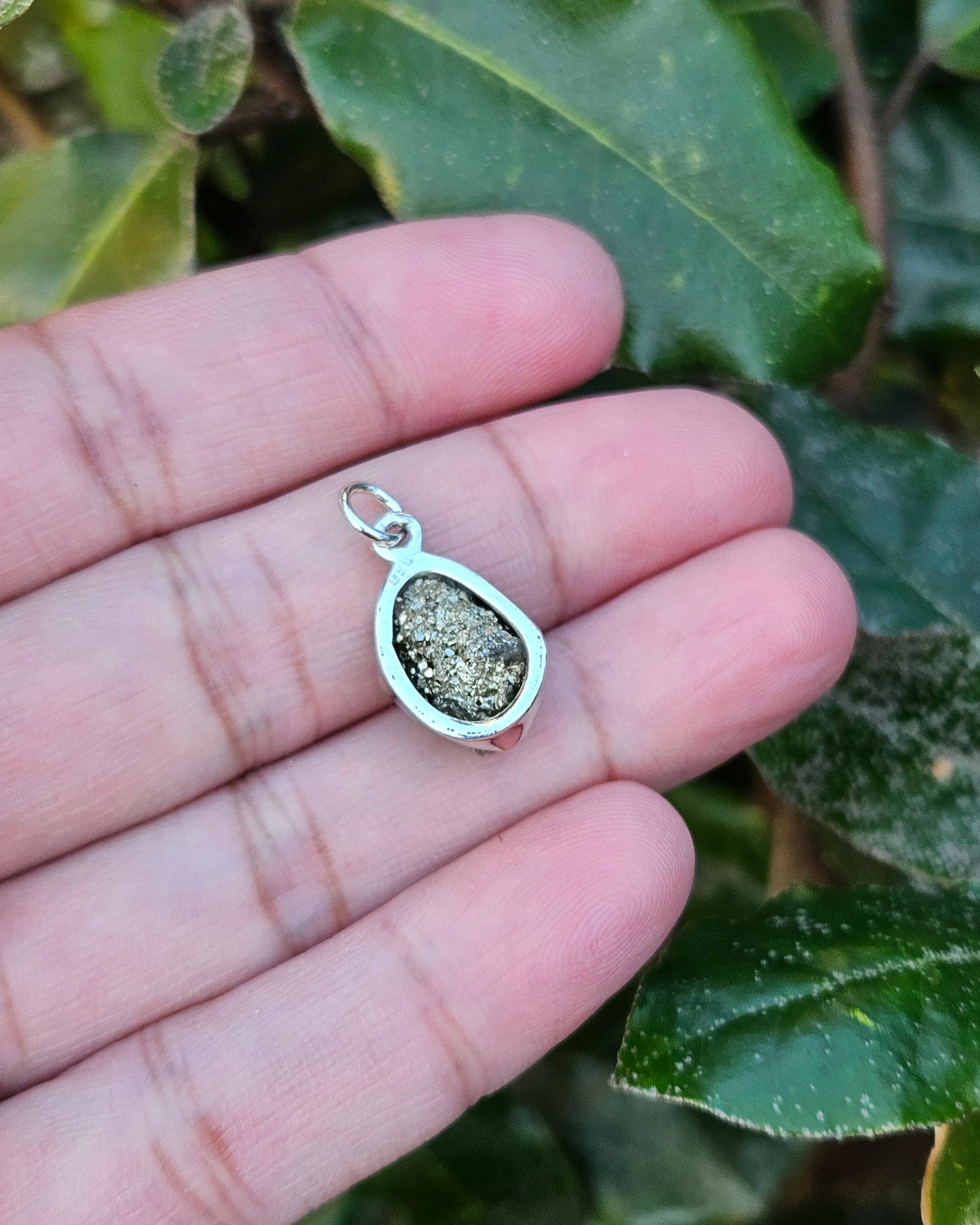 Raw Pyrite Pendant Darian