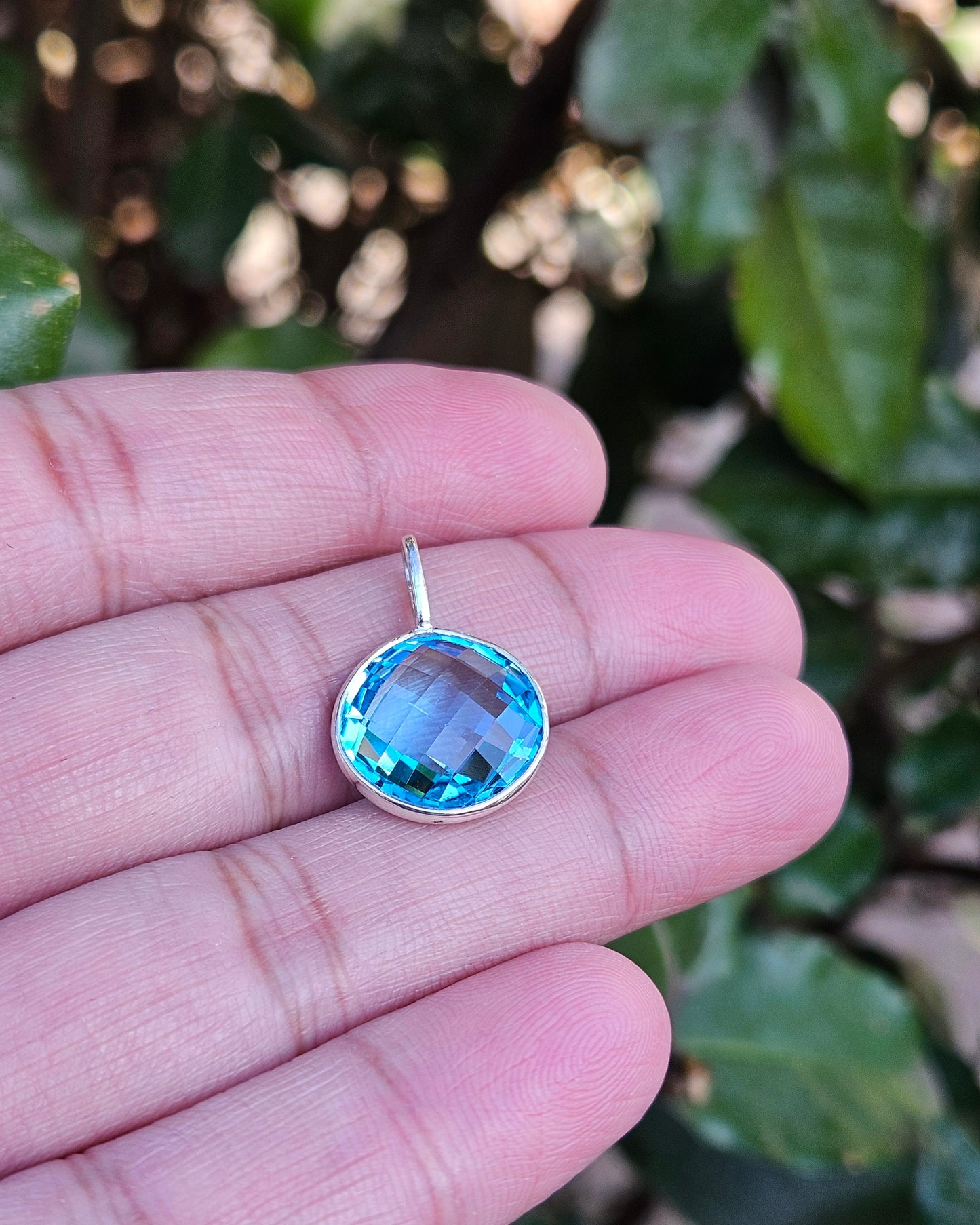 Blauw Topaas Hanger Gigi