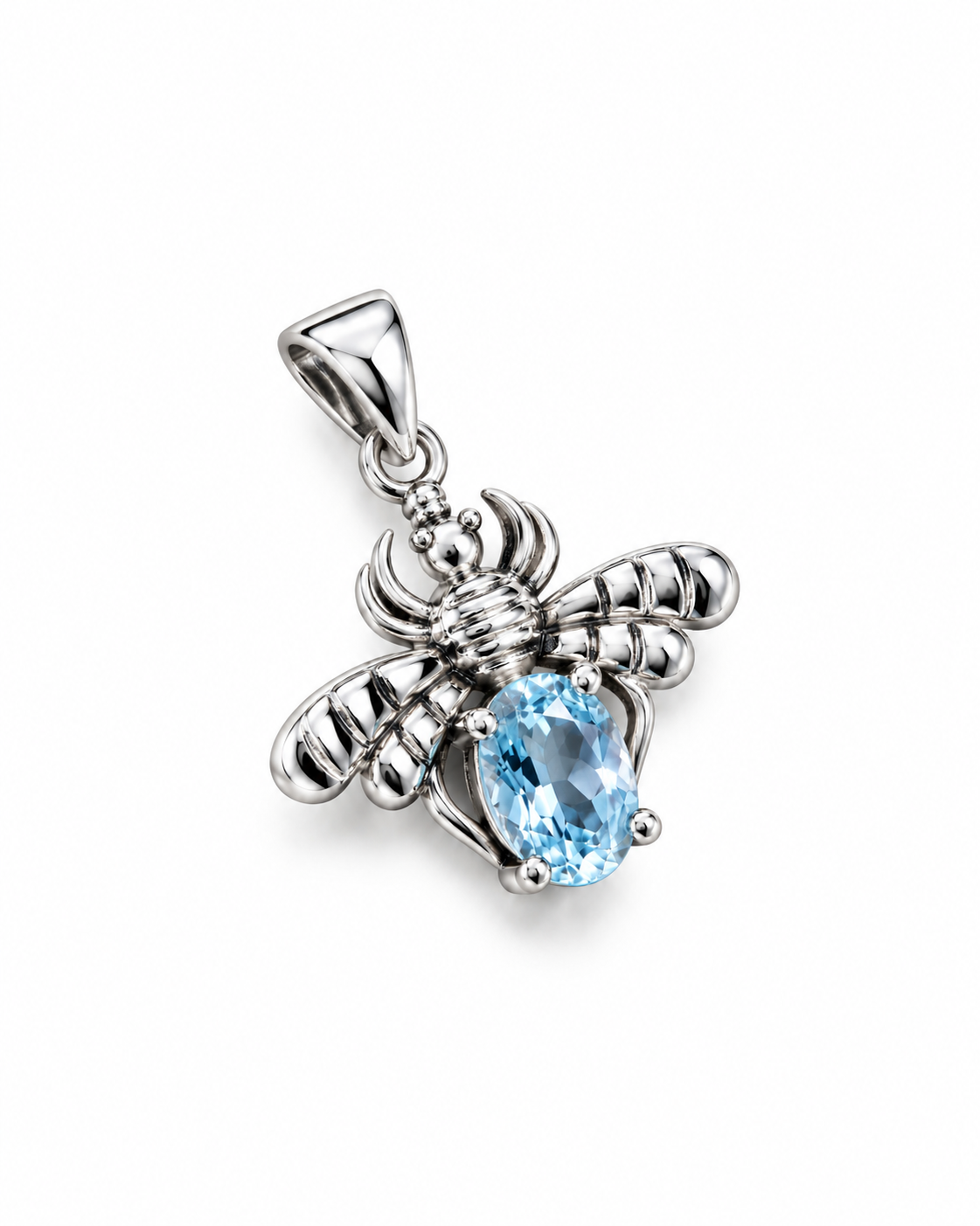 Blauw Topaas Bijenhanger Melissa