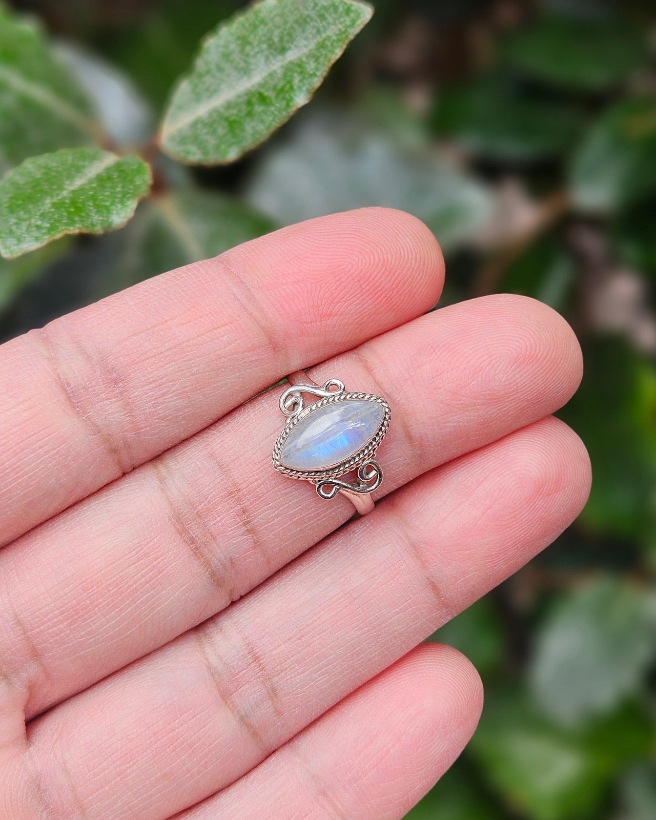 Maansteen perzik ring Sterling zilver S925 (1) | | Kristallitijd Maansteen perzik ring Sterling zilver S925 (1) | | Kristallitijd