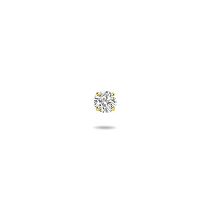 14K Gouden Zirkonia Oorknop Ostuni