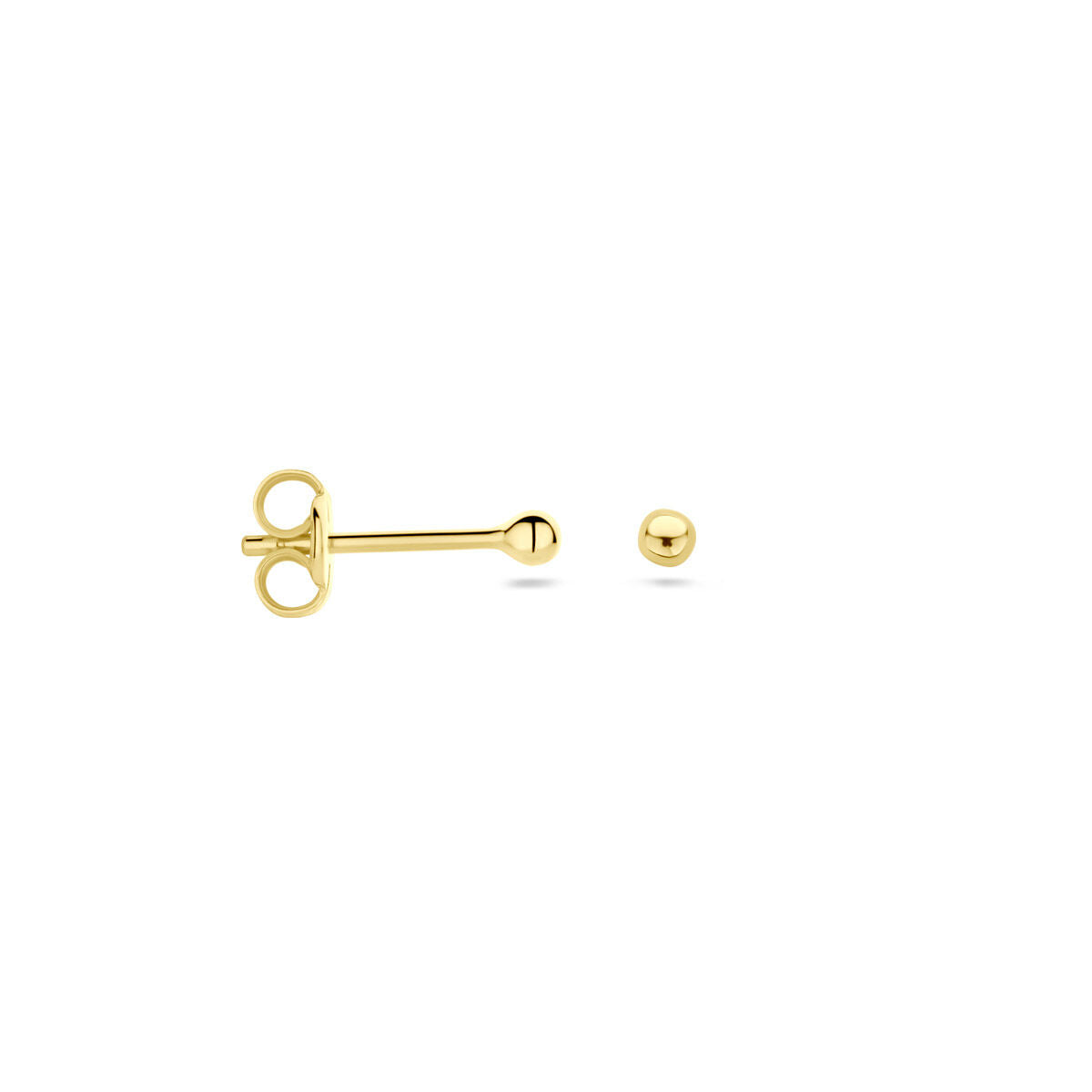 14K Gouden Bolletjes Oorknoppen 2mm Bellagio