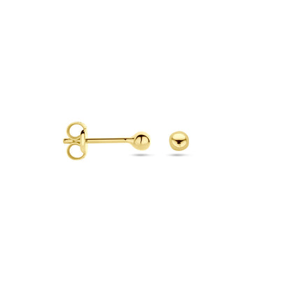 14K Gouden Bolletjes Oorknoppen 2.5mm Bellagio