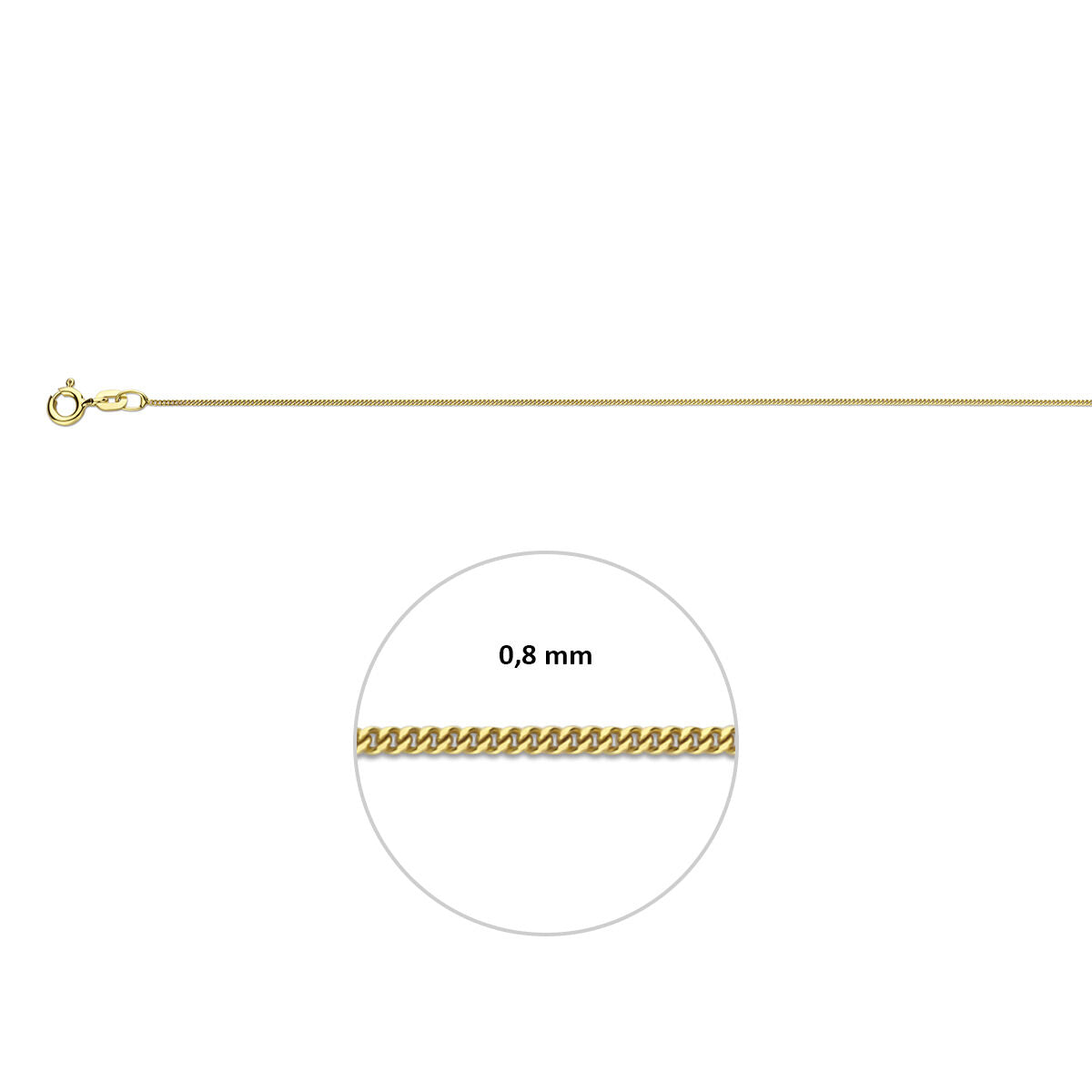 14K Gouden Ketting Siena