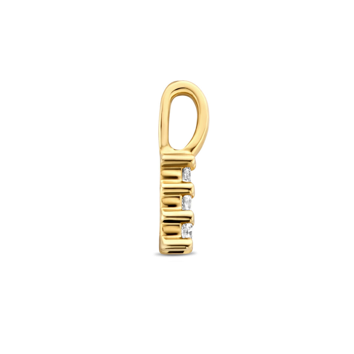 14K Gouden Diamanten Hanger Monaco