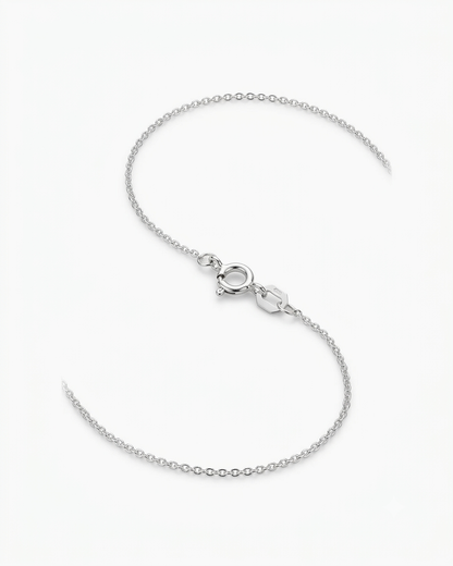 Anchor Necklace - Real Silver 42cm - 45cm - 50cm
