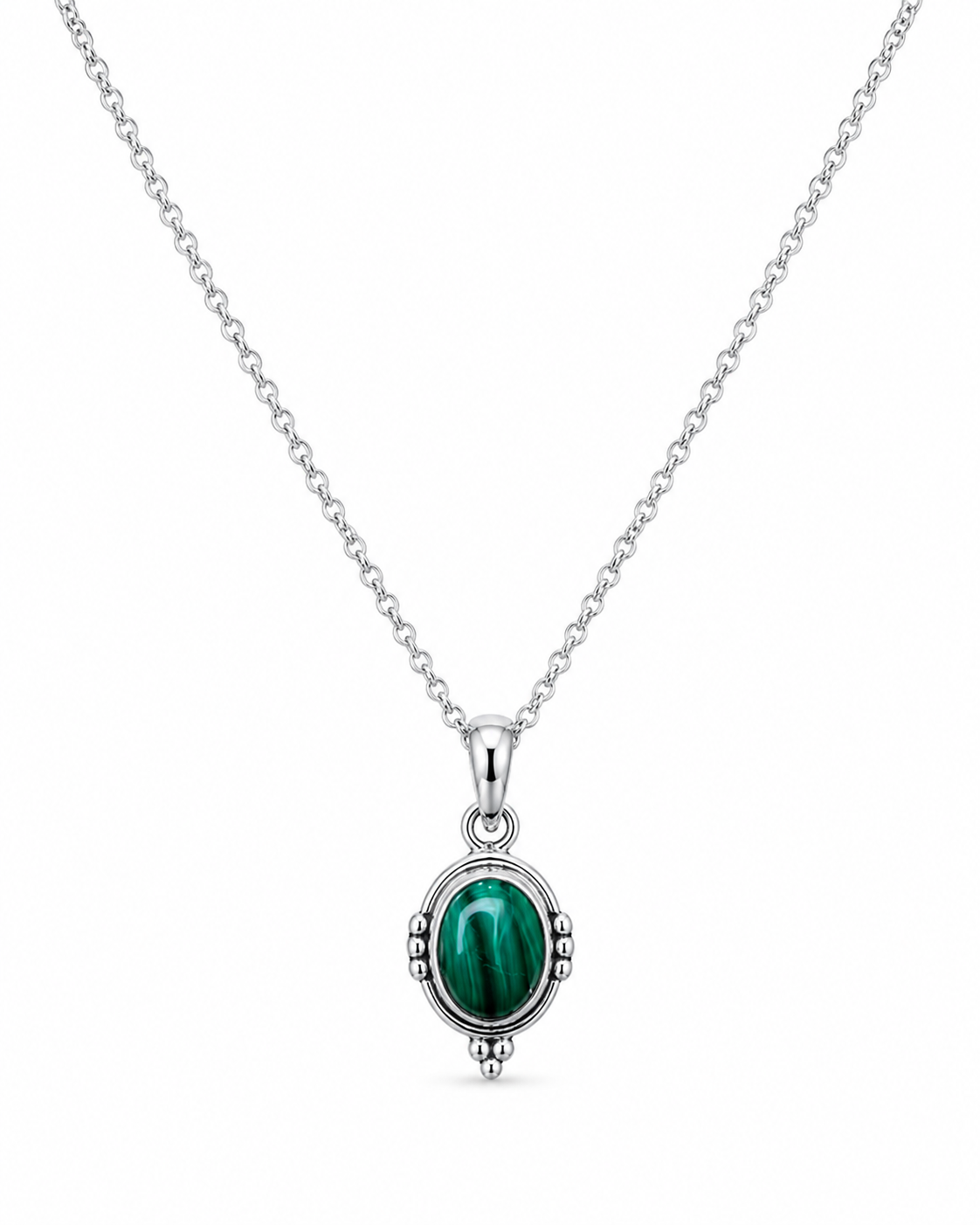 Malachite Necklace Iris
